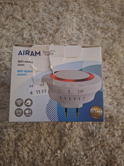 Sireeni Airam SmartHome.