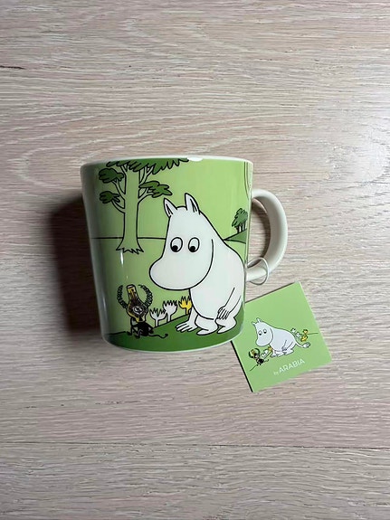 Arabia Muumipeikko muki Vihreä