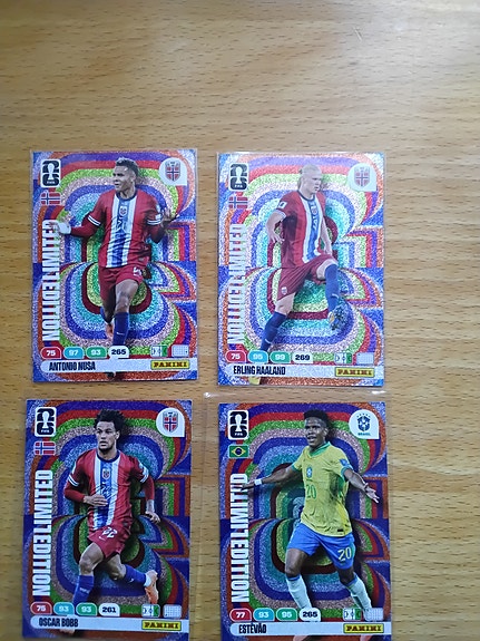 Panini Adrenalyn XL jalkapallokortit Limited Edition