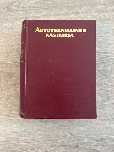 Myydään Autoteknillinen käsikirja vuodelta 1958
