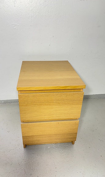 Ikea Malm Yöpöytä 1kpl *Tammiviilu & UPEAT!