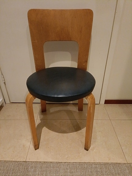 Aito vintage Artek Tuoli 66 (Alvar Aalto)