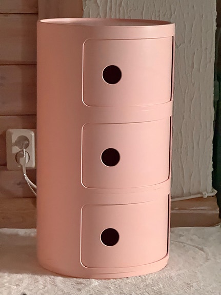Kartell Componibili Bio säilytyskaluste vaaleanpunainen
