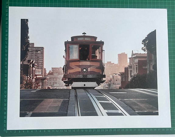 Juliste San Franciscon raitiovaunu, koko 30*40cn, uusi