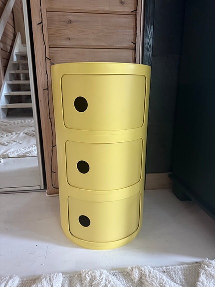 Kartell Componibili säilytyskaluste keltainen