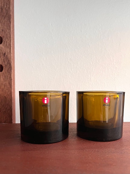 Iittala Marimekko Kivi tuikkukupit 2 kpl, oliivi