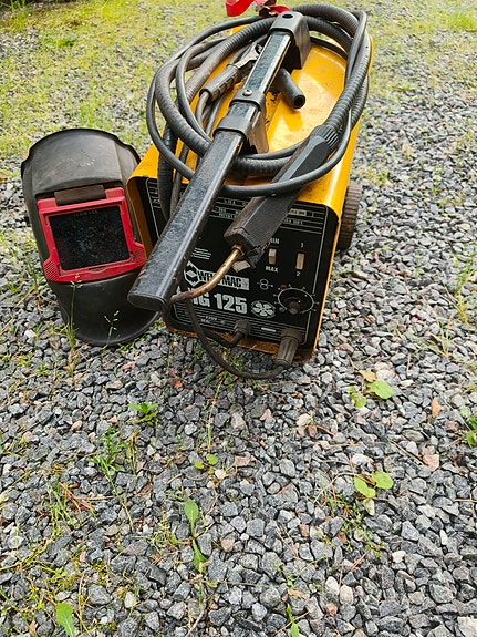 Hitsauskone Weld Mac MIG 125 + Telwin-maski