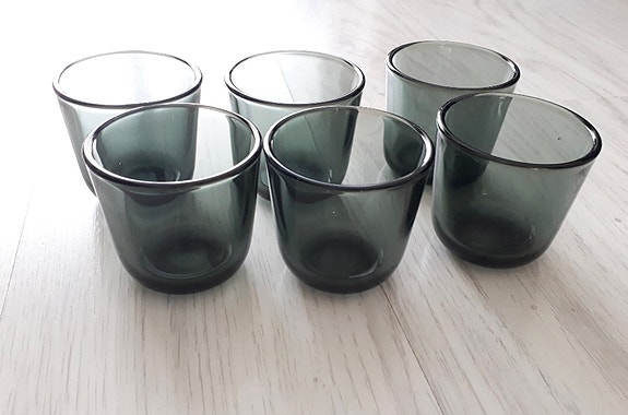 Kaj Franck Nuutajärvi snapsilasi 5023, 6 kpl