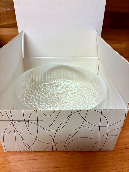 Iittala Ultima Thule iso tarjoilukulho UUSI orig. box (Tapio Wirkkala)