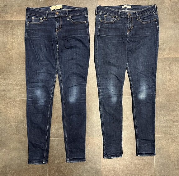 2x Hollister farkut , W 27, L 31