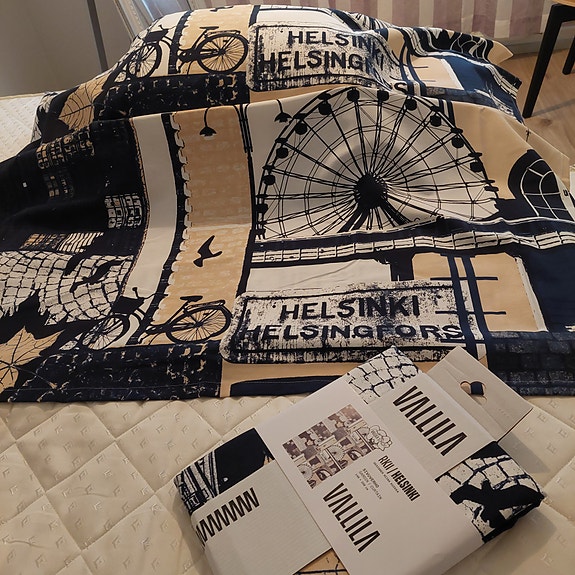 Uudet 2 Vallila Helsinki verhoa 140x250 cm