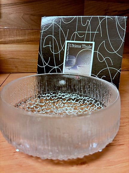 Iittala Ultima Thule kulho 20 cm UUSI orig. laatikossa (Tapio Wirkkala)