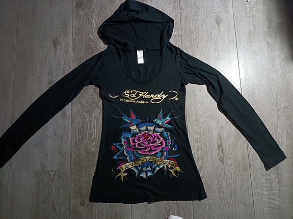 Y2K Ed Hardy by Christian Audigier paita hupulla S?