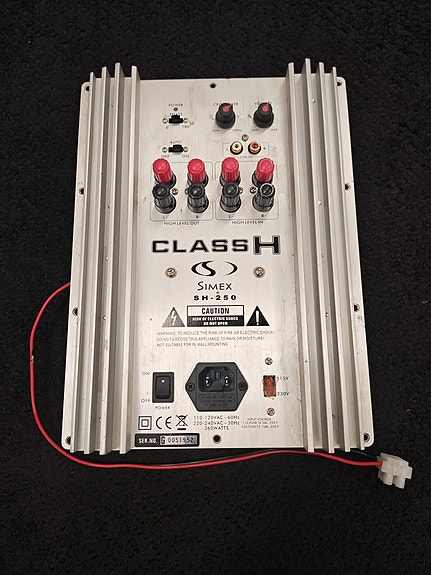 Simex subwoofer vahvistin