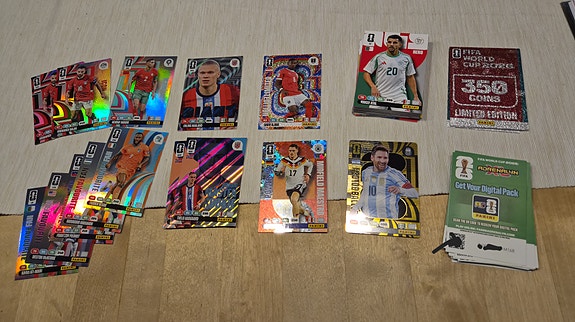 Panini Adrenalyn XL World Cup -keräilykortteja