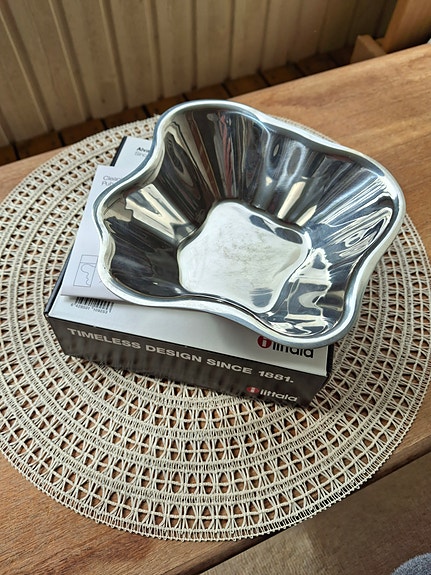Pieni Aalto teräskulho