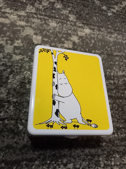 Muumi teepurkki keltainen Moomin