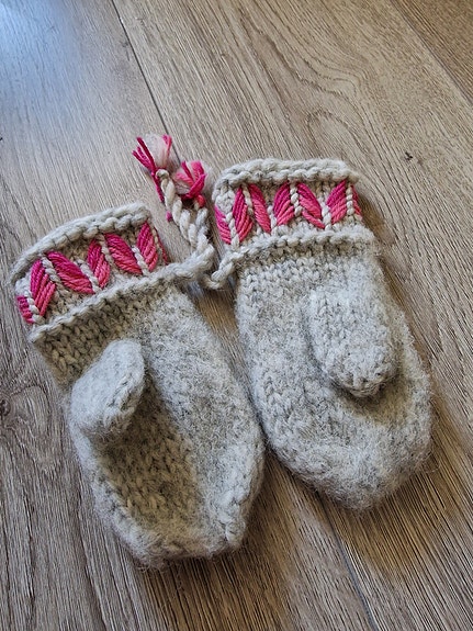 Lasten lapaset koko 110 harmaa unisex