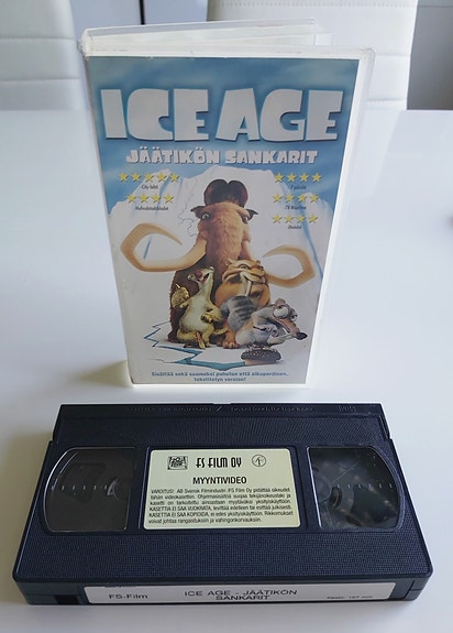 Ice Age – Jäätikön sankarit VHS (Suomidubbi + Tekstitetty)