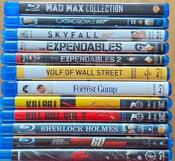 12 Blue-Ray Leffan paketti