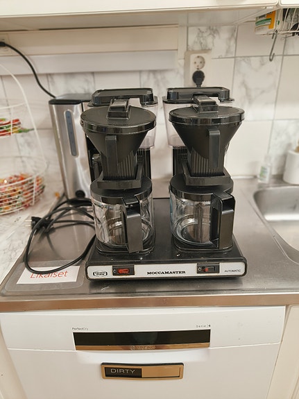 Moccamaster kahvinkeitin tuplakeitin musta