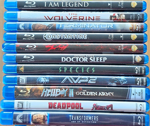 11 Blue-Ray Leffan paketti
