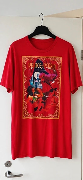 Prince of Persia retro-peli T-paita.