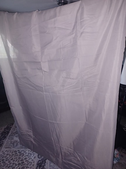 IKEA verhot vaaleanharmaa