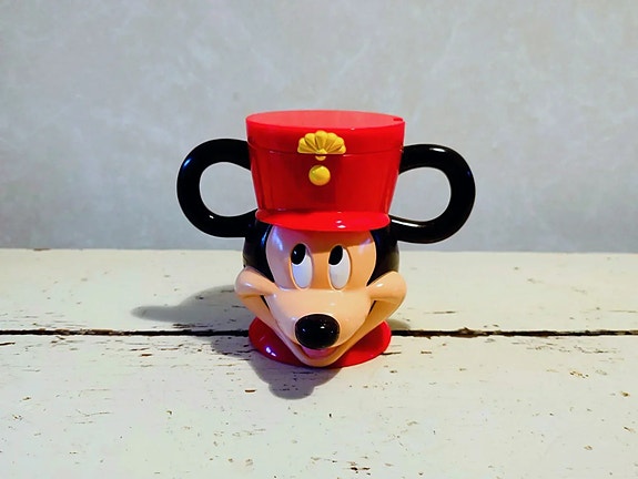 Vintage Mikki Hiiri punainen muki - Disney On Ice