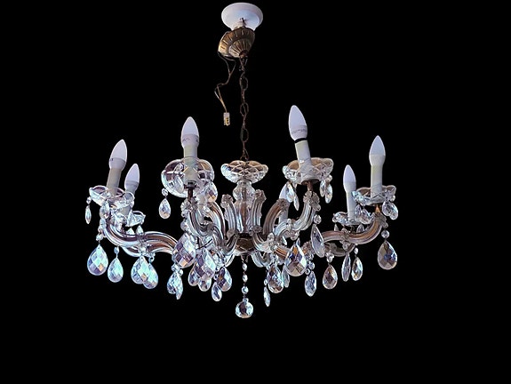Suuri kristallikruunu 1950-luku Maria Teresia -tyyli