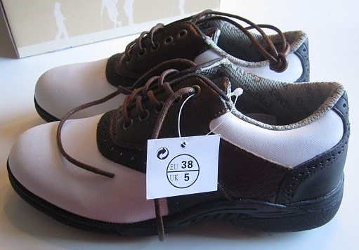 Golfkengät, koko 38 ja golf takki, koko 34