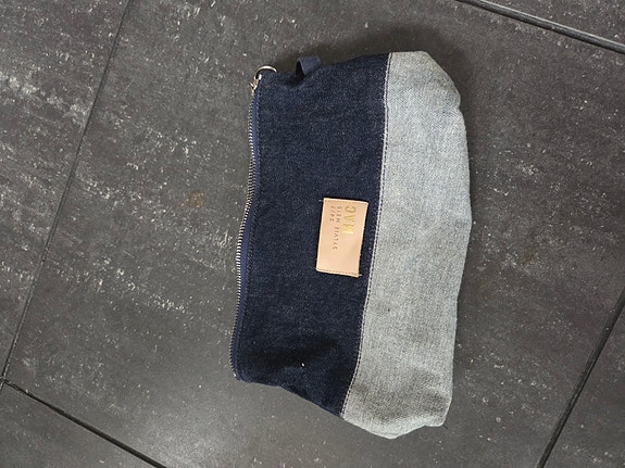 MAC Jeans x Sylvie Meis Farkkumeikkipussi / Pikkulaukku