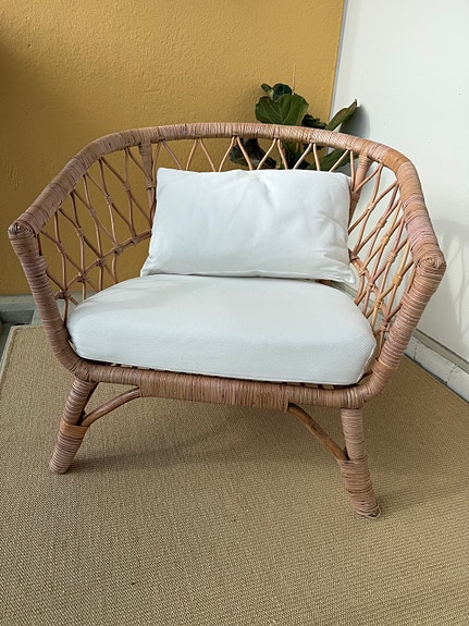 Ikea Stockholm rottinki nojatuoli