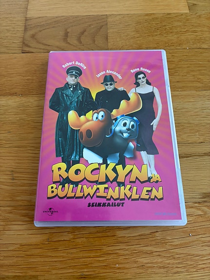 Rockyn bullwinklen seikkailut dvd