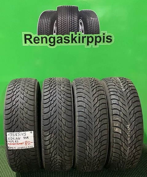 195/65R15 Nokian HKPL R3 95R kitka ajamattomat