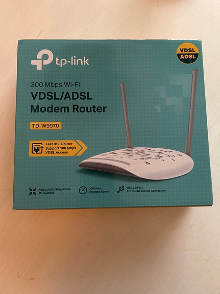 TP-Link TD-W9970 VDSL/ADSL WiFi -reititin 300 Mbps