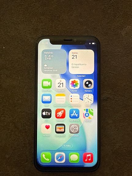 iPhone 12 Mini, 64GB, musta, akku 100%