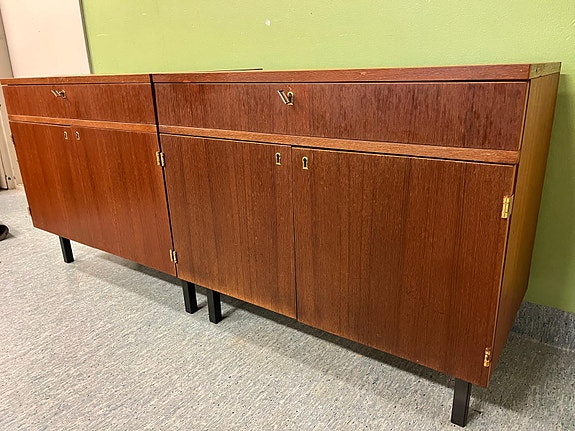 💎 Vintage 60-70-l teak senkki 150 cm / kuljetus ok!