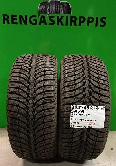 225/45R17 Sava Eskimo Ice 94T kitka ajamattomat