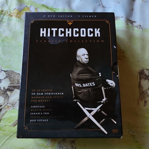 Hitchcock Classic Collection DVD-boksi