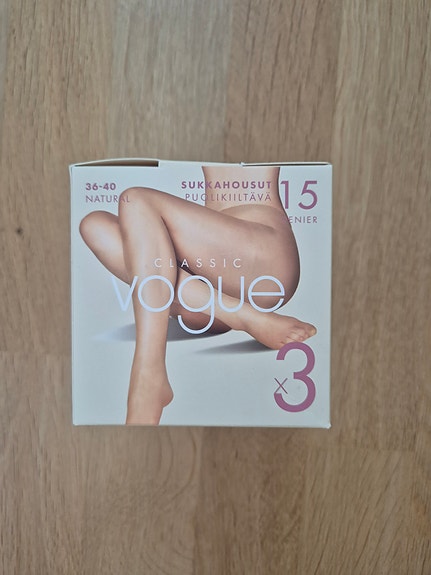 Vogue sukkahousut x3 natural koko 36-40 (todellisuudessa xs/34) uudet