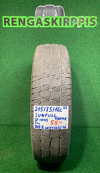 215/75R16C Sunfull SF-W05 116/114R kitka
