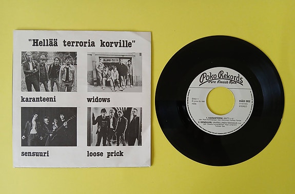 VARIOUS ARTISTS: "Hellää terroria korville" 7" Promo EP (Poko Rekords, 1980)