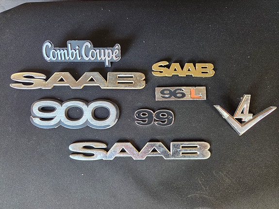 Saab-merkkejä 8 kpl