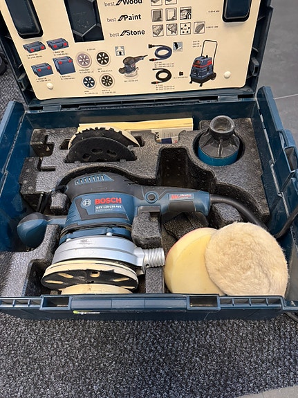 Bosch GEX 125-150 AVE epäkeskohiomakone, vähän käytetty