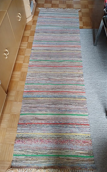 Vanha räsymatto 2kpl