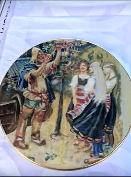Arabia Kalevala 2 seinälautanen Akseli Gallen-Kallela