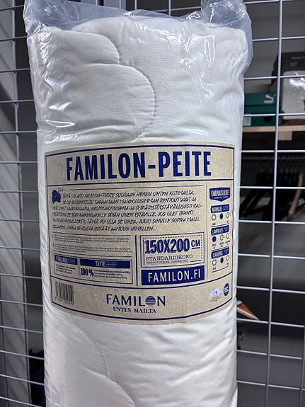 Uusi Familon kevyt peite 150x200 cm