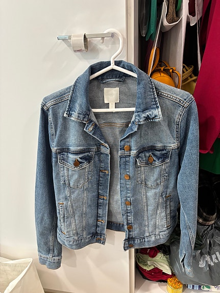 Naisten farkkutakki H&M koko 38