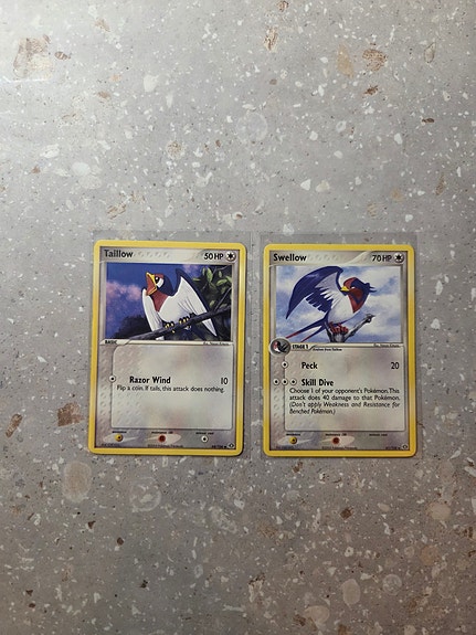 Taillow & Swellow - Pokemon, EX Emerald